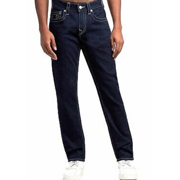 TRUE RELIGION Mens Geno Relaxed Slim Jeans